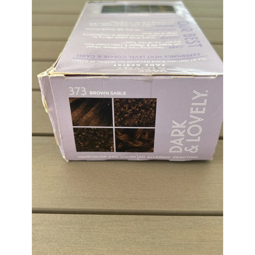 Dark & Lovely Fade Resist 373 Brown Sable Permanent Haircolor For Women‎